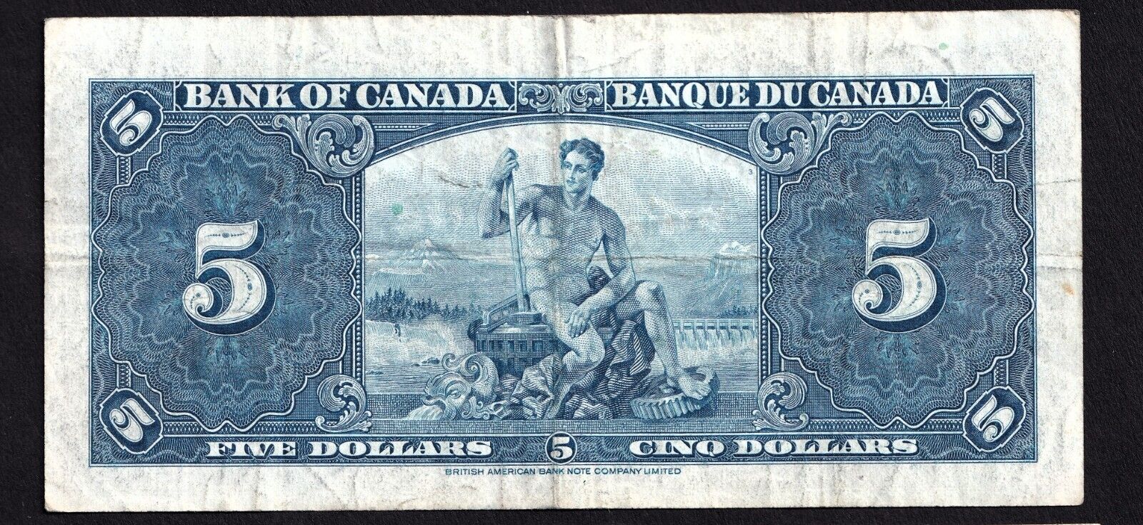 Canada 1937 $5 Five Dollar Banknote Coyne - Towers Z/C 1686781