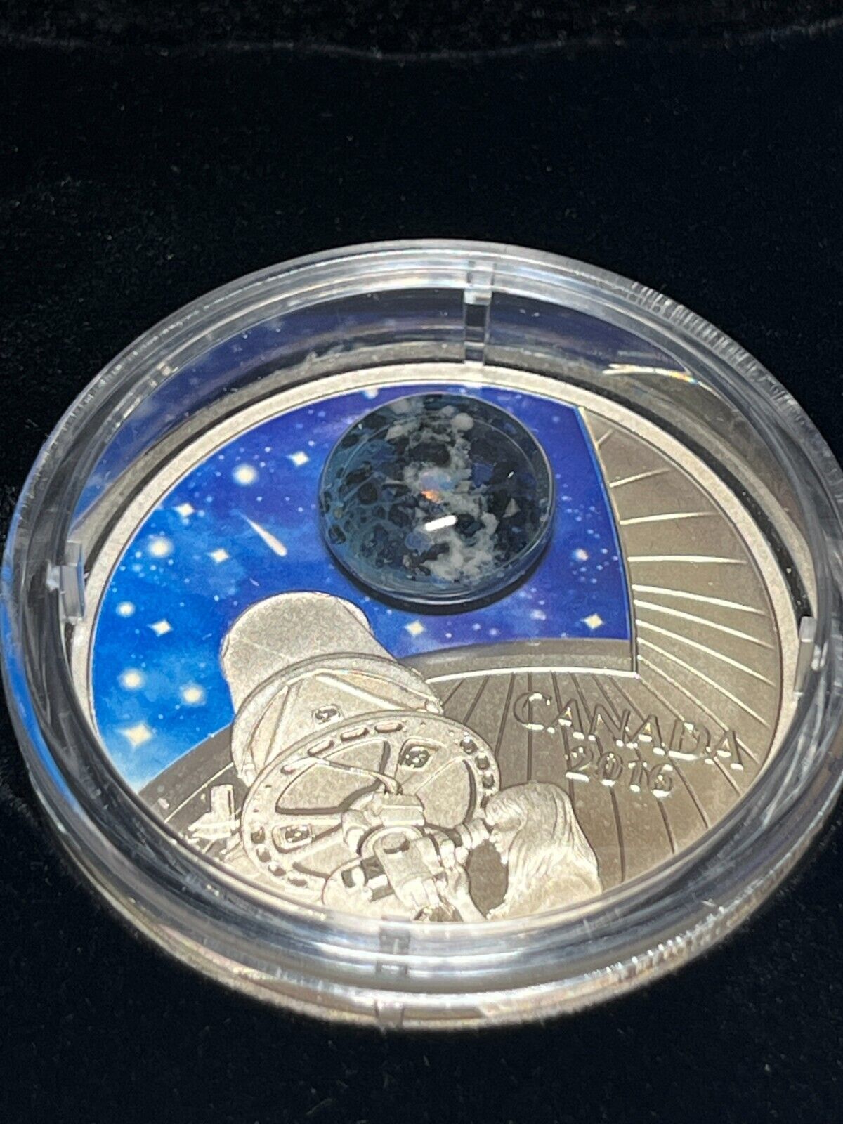 2016 Canada Universe $20 Fine Silver Glow in the Dark Coin with Opal - Complete