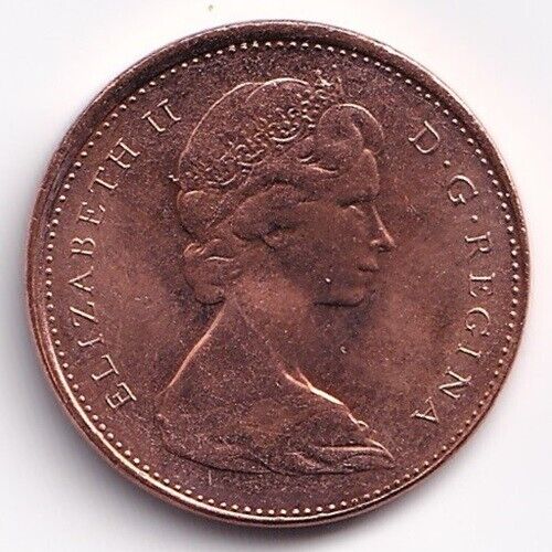 1978 Canada 1 One Cent Queen Elizabeth II Penny MS-65