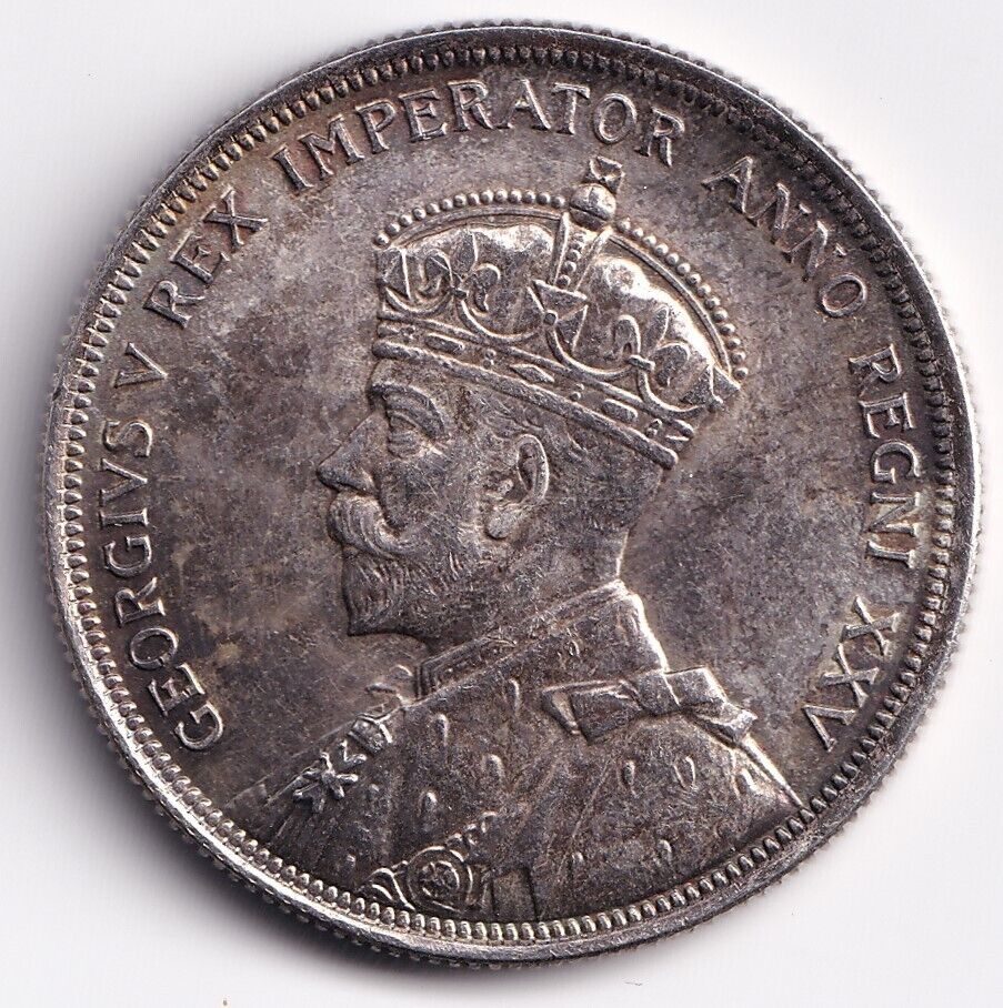 Canada 1935 $1 One Silver Dollar King George V .800 Silver MS 64 High Grade