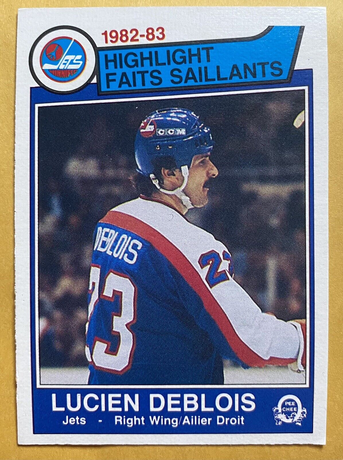 O-Pee-Chee Hockey 1983 Lucien Deblois #378 Highlight