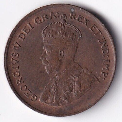 1936 Canada 1 One Cent King George V Penny CAN