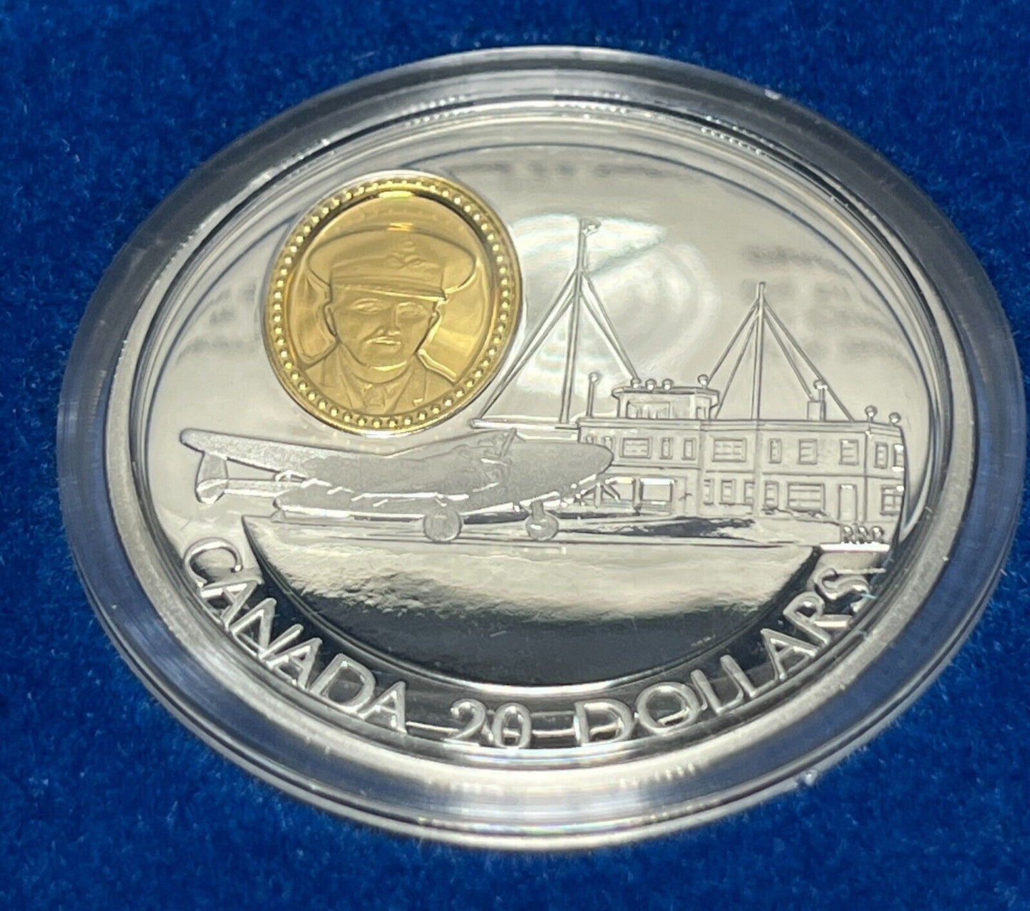 1993 Canada $20 Lockheed 14 Super Electra Sterling Silver Coin) With Box + COA