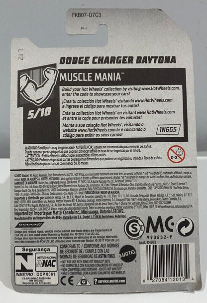 Hot Wheels 2018 Muscle Mania Red Dodge Charger Daytona 5/10