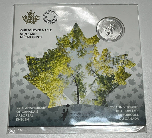 2021 Canada Moments To Hold 25th Anniversary Arboreal Emblem Maple Leaf