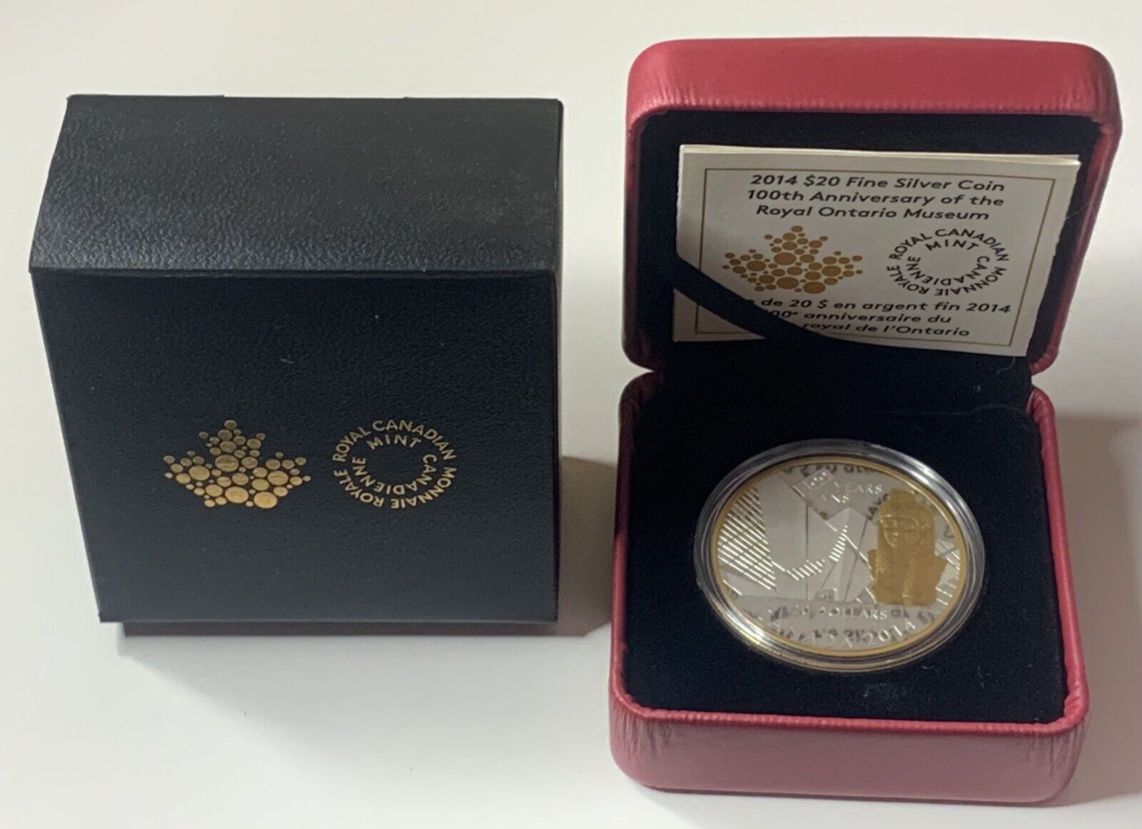 2014 $20 Fine Silver Coin 100th Anniversary of the Royal Ontario Museum Proof