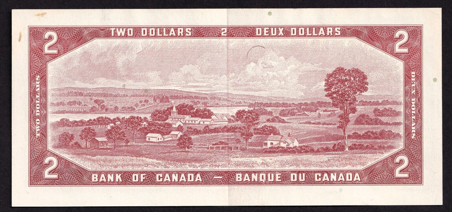 Canada 1954 $2 Two Dollar Banknote Lawson - Bouey R/G 4746983