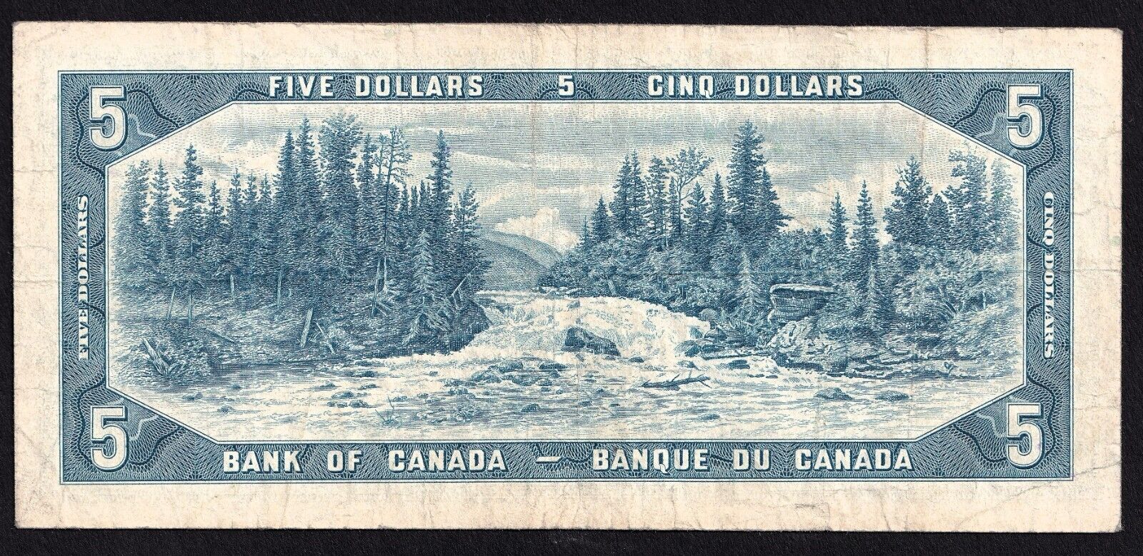 Canada 1954 $5 Five Dollar Replacement Banknote Beattie - Rasminsky *WS 0261929