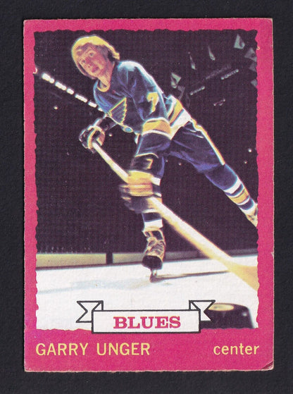 1973-74 O-Pee-Chee Set-Break # 15 Garry Unger St. Louis Blues