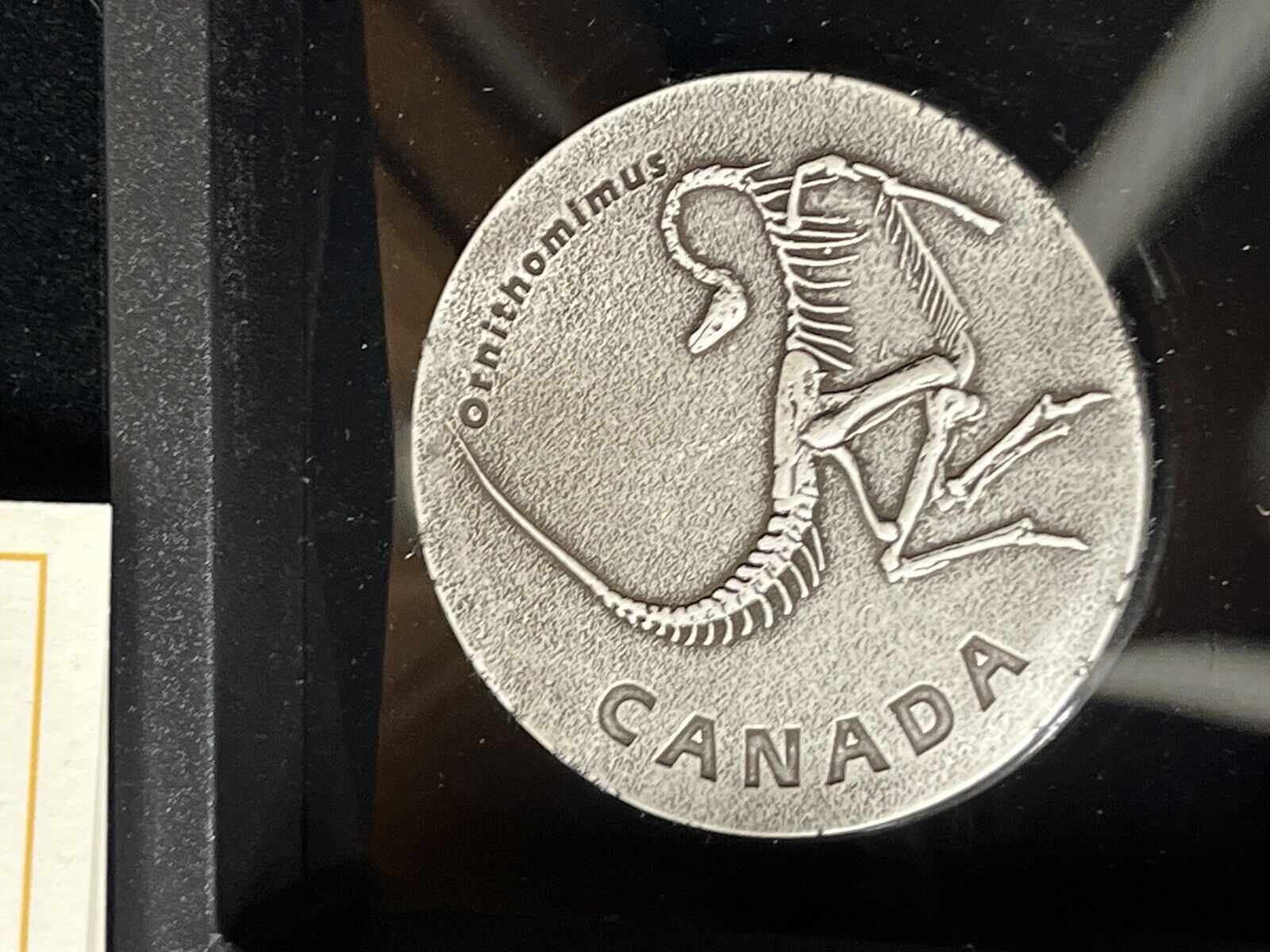 2017 Canada $20 Fine Silver Coin Ancient Ornithomimus Dinosaur Complete Set