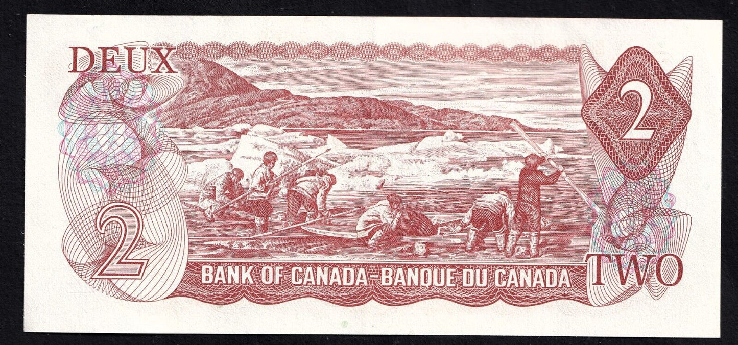 Canada 1974 $2 Two Dollar Banknote Crow - Bouey ARA 2990010