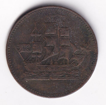 Canada 1835 Ships Colonies & Commerce Prince Edward Island Trade Token L28 #4