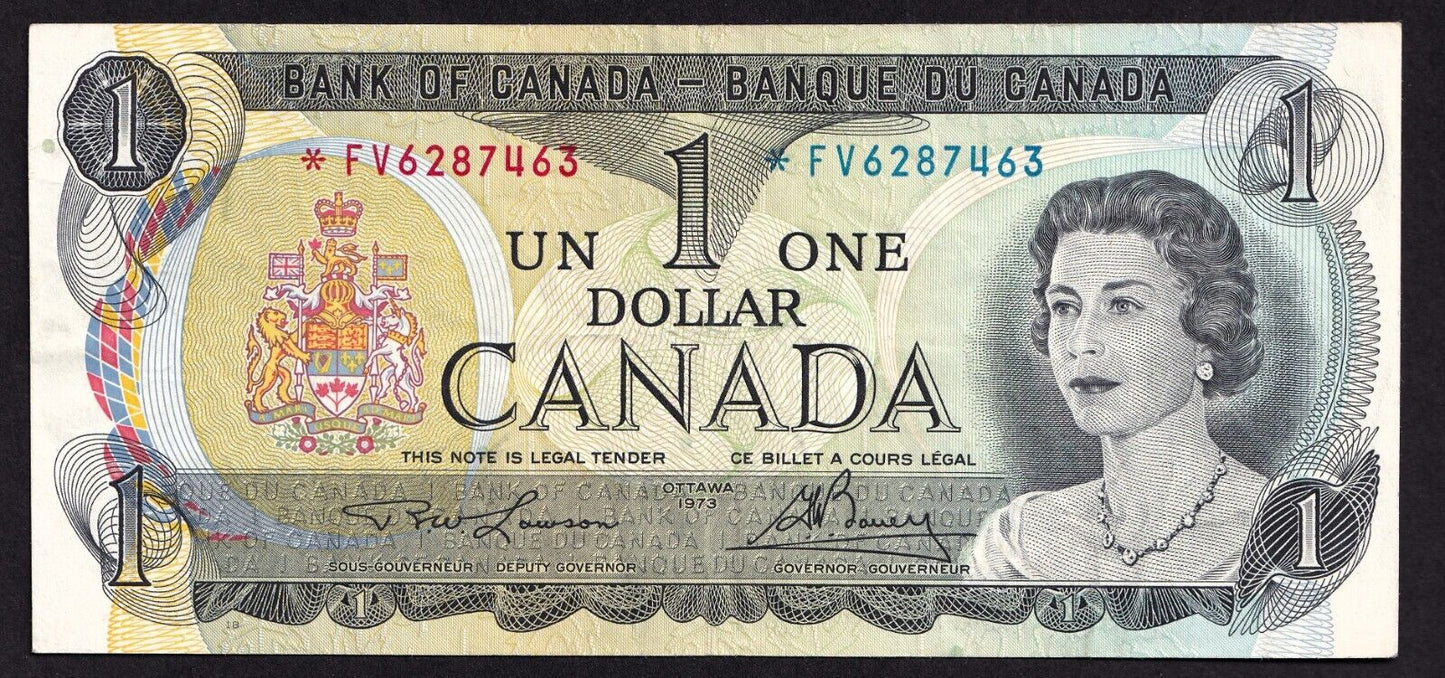 Canada 1973 $1 One Dollar Replacement Banknote Lawson - Bouey *FV 6287463