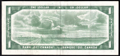 Canada 1954 $1 One Dollar Replacement Banknote Beattie - Rasminsky *A/A 0215176