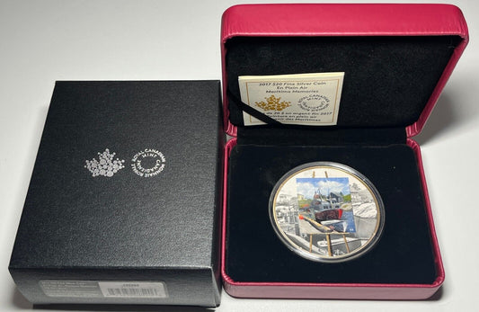 2017 'Maritime Memories - En Plein Air' Proof $20 Fine Silver  1oz Coin