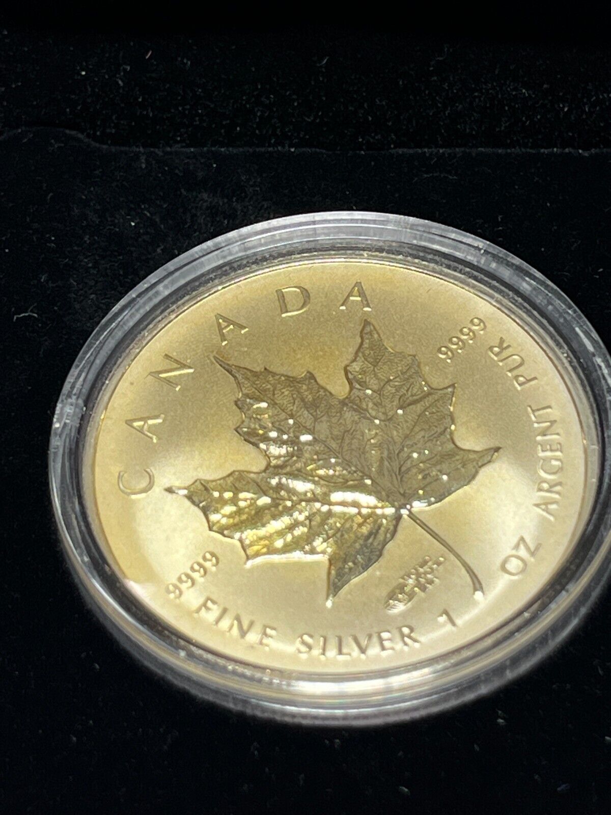 2014 Berlin World Money Fair Canada Fine Silver Coin Maple Leaf WMF Privy Mark