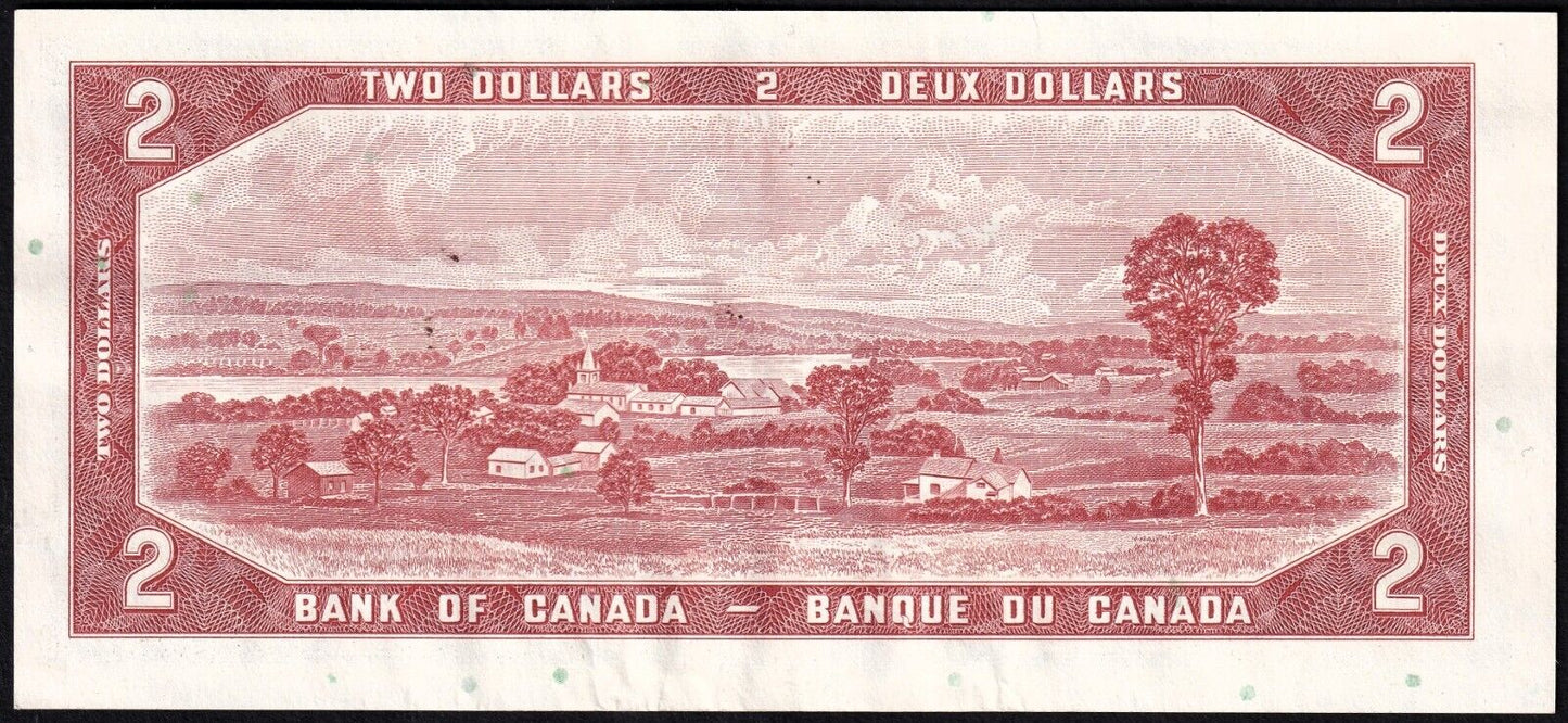 Canada 1954 $2 Two Dollar Replacement Banknote Lawson - Bouey *O/G 0191632