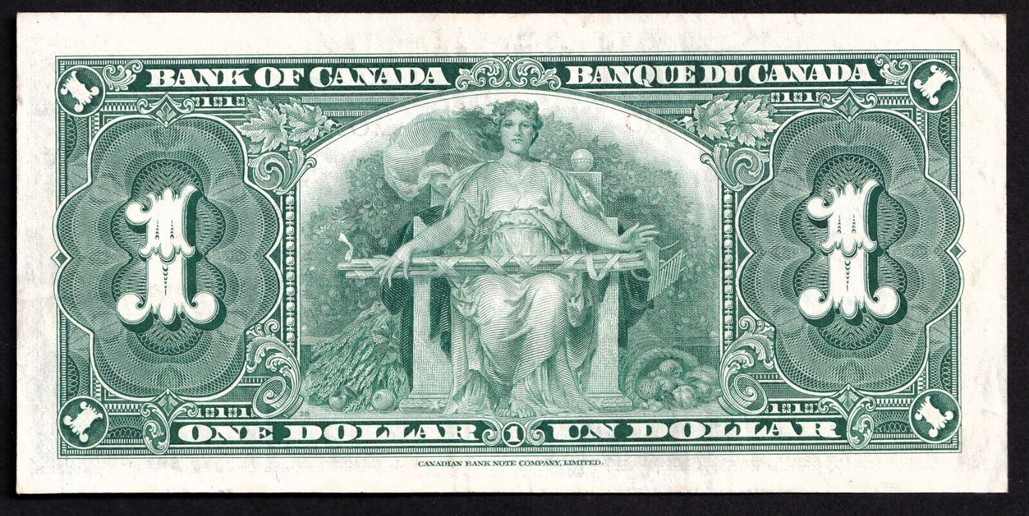 Canada 1937 $1 One Dollar Banknote Gordon - Towers B/M 8759165