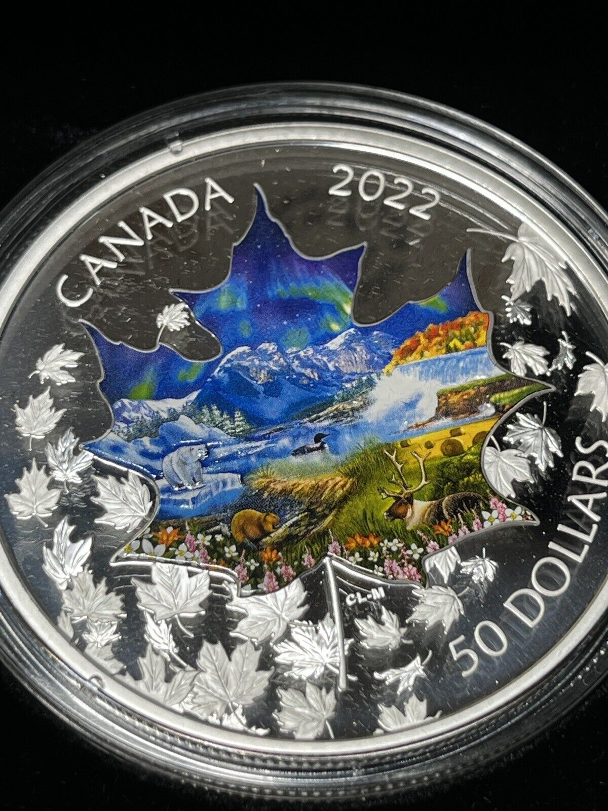 2022 Canada $50 Canadian Collage 3 oz. Pure Silver Proof Coin #1 in Series W