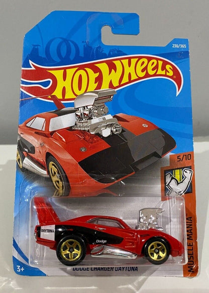 Hot Wheels 2018 Muscle Mania Red Dodge Charger Daytona 5/10