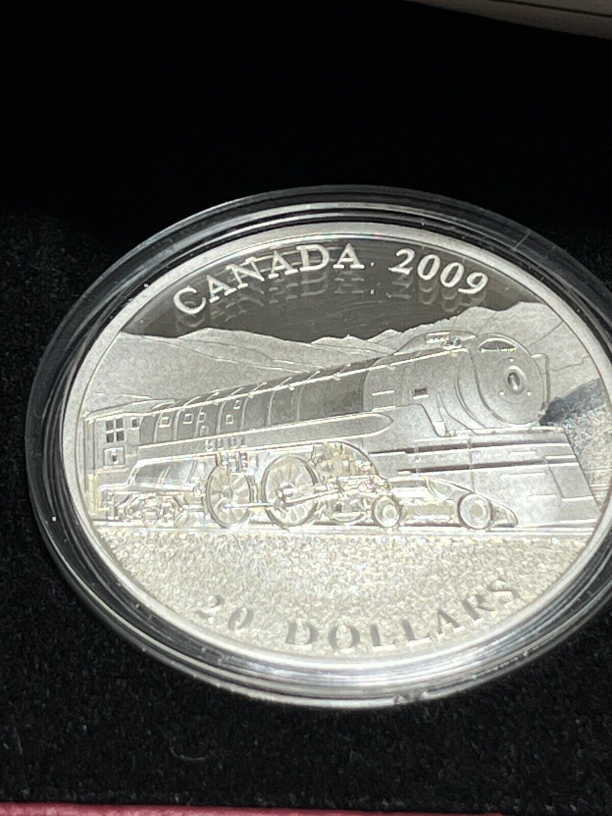 2009 Canada $20 Fine Silver Coin - Jubilee Locomotive Train 1 oz W Box + COA