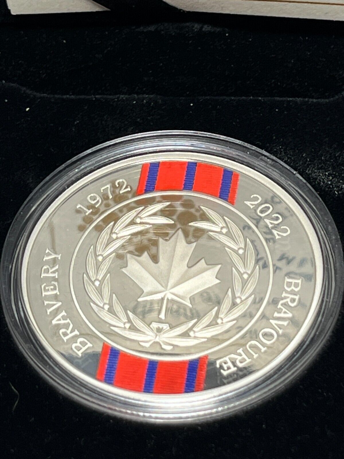 Canada 2022 $20 50th Anniversary of the Medal of Bravery Fine Silver Coin