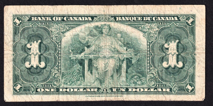 Canada 1937 $1 One Dollar Banknote Gordon - Towers R/L 5670509