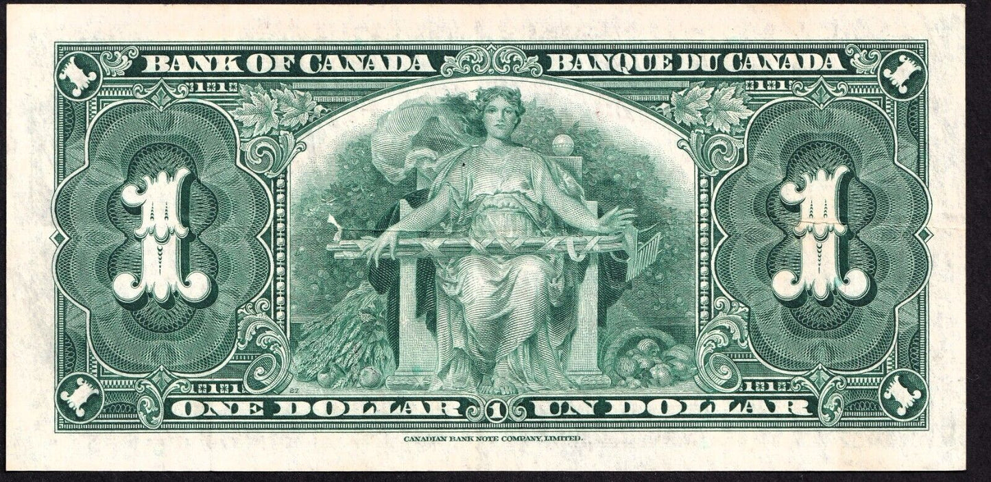 Canada 1937 $1 One Dollar Banknote Gordon - Towers E/L 7058425