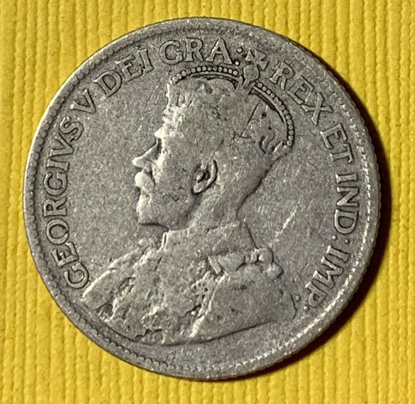 Canada 1928 25 Cents George V Silver Quarter Coin 25 Cent Harder Date!