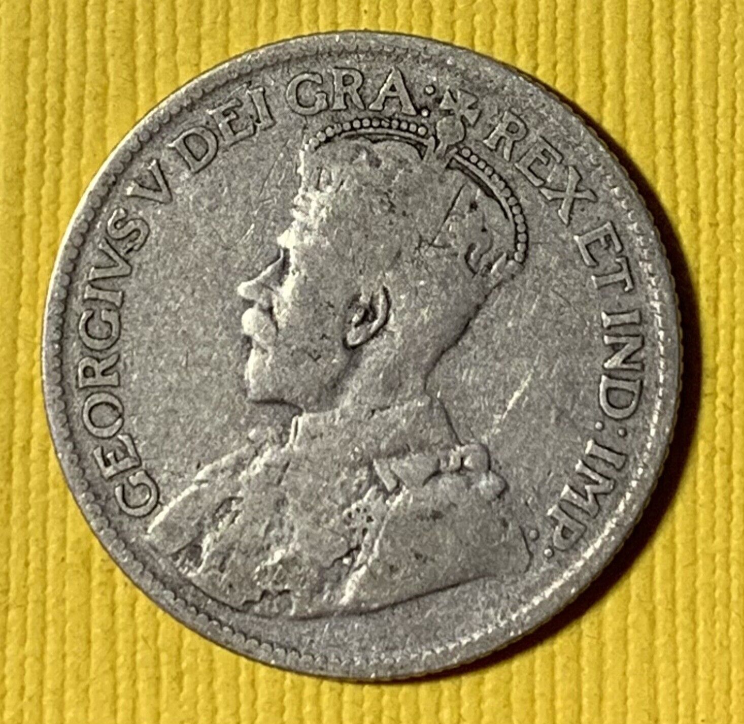 Canada 1928 25 Cents George V Silver Quarter Coin 25 Cent Harder Date!