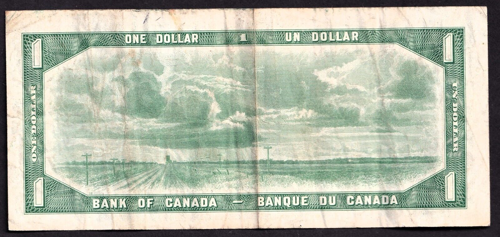 Canada 1954 $1 One Dollar Devils Face Banknote Coyne - Towers G/A 0305310