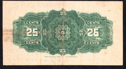 1900 Dominion of Canada 25c Shinplaster Note Boville - Nice Details #000