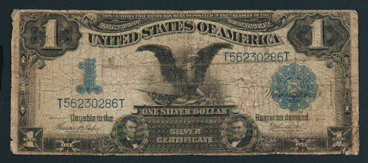 1899 United States $1 One Dollar P 338c Harder To Find Silver Certificate!