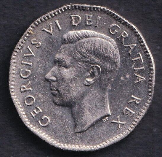 Canada 1949 Five Cent 5c Nickel King George VI UNC