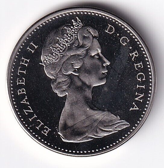 Canada 1971 Five Cent 5c Nickel Queen Elizabeth II  MS-64 Heavy Cameo