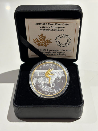 Royal Canadian Mint 2019 $20 Fine Silver Coin Calgary Stampede Victory Stampede