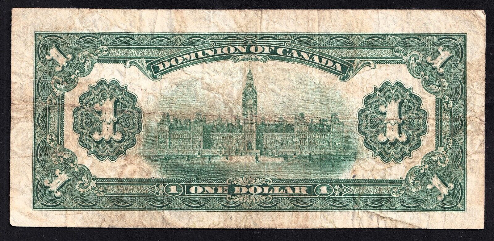 Dominion Of Canada 1917 $1 One Dollar Banknote Boville F - 586753