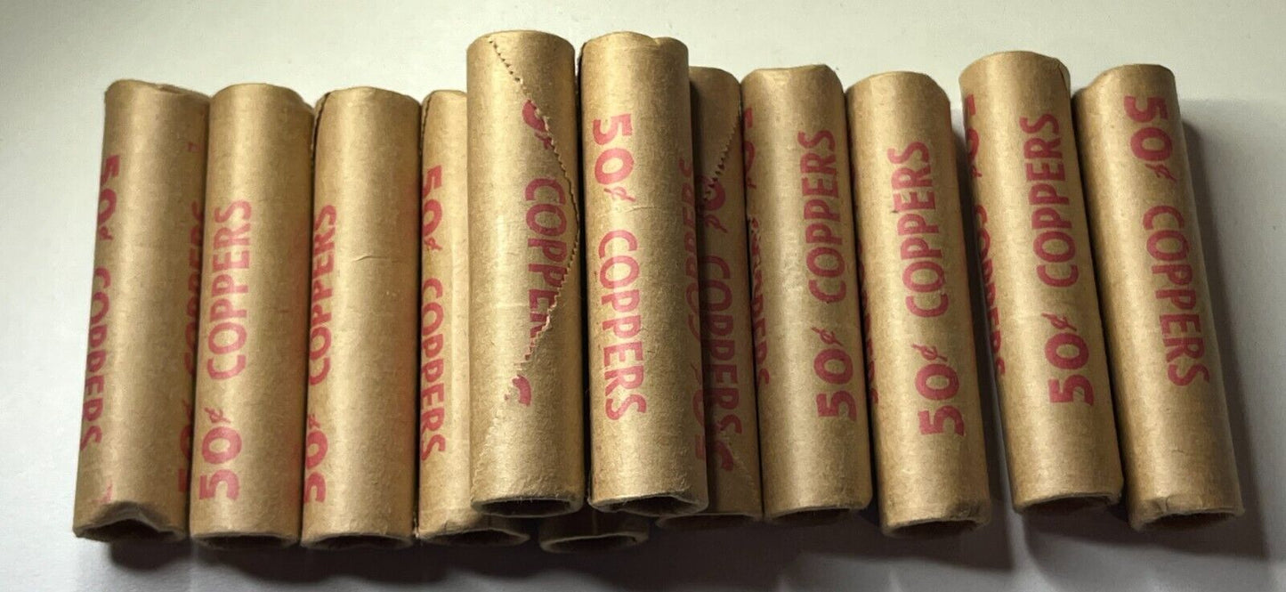 1979 Mint Sealed CIBC Roll Of 50 Uncirculated Canada Pennies