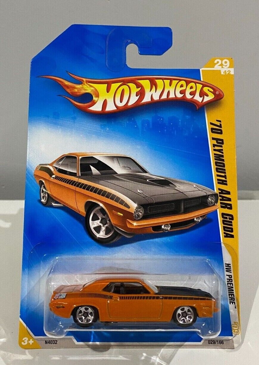 Hot Wheels 2009 HW Premiere Orange '70 Plymouth AAR Cuda 29/42