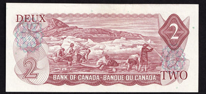 Canada 1974 $2 Two Dollar Banknote Lawson - Bouey RK 6491688