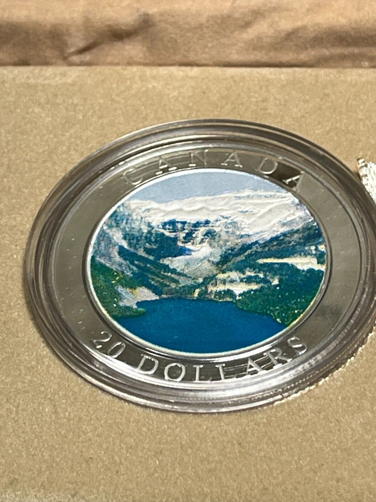 2003 Canada $20 Dollar Silver Coin Natural Wonders Rocky Mountains Proof