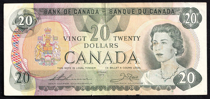 Canada 1979 $20 Twenty Dollar Banknote Thiessen - Crow 56668581247