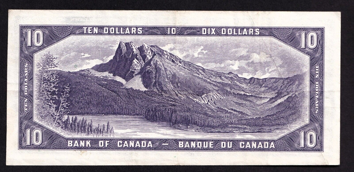 Canada 1954 $10 Ten Dollar Banknote Beattie - Coyne S/D 3932152