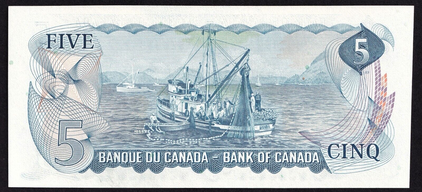 Canada 1972 $5 Five Dollar Banknote Lawson-Bouey Beautiful Colour SZ 8558622