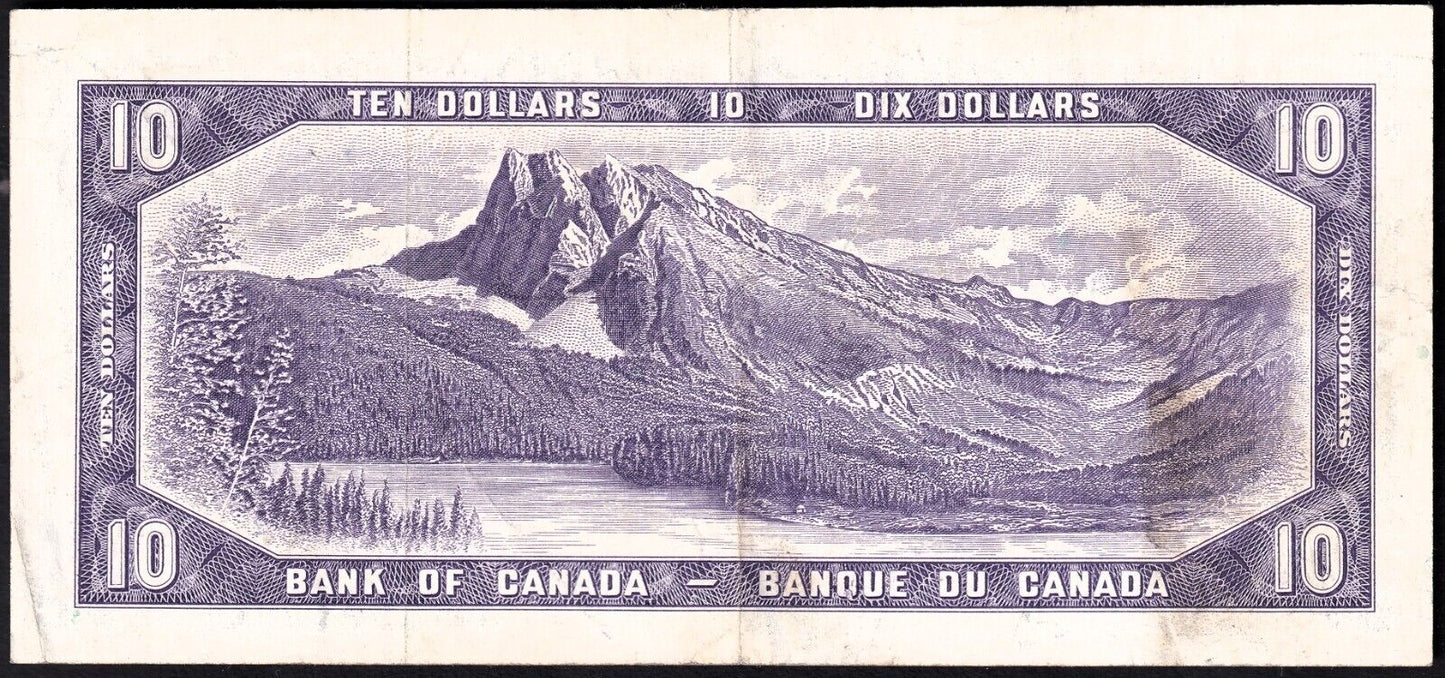 Canada 1954 $10 Ten Dollar Replacment Banknote Beattie - Rasminsky *B/D 0499270