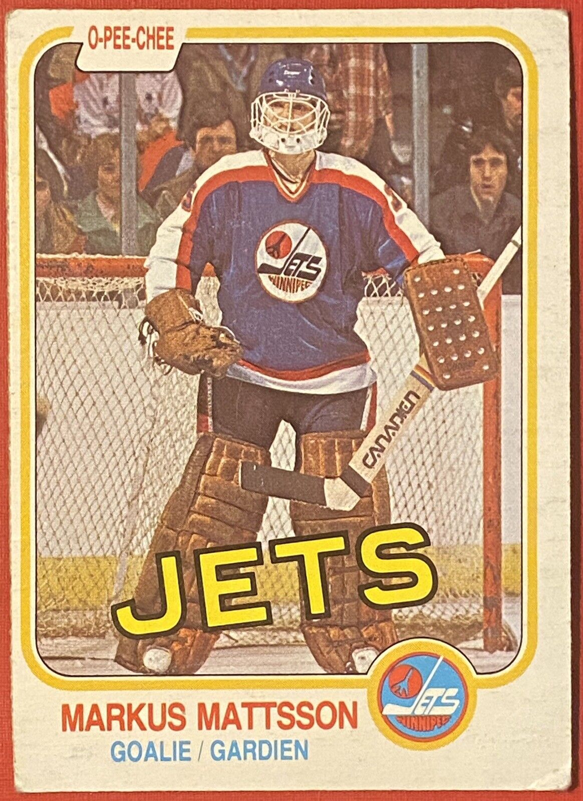 1981-82 O-Pee-Chee #374 Markus Mattsson  Winnipeg Jets