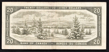 Canada 1954 $20 Twenty Dollar Banknote Beattie - Rasminsky G/W 5602914