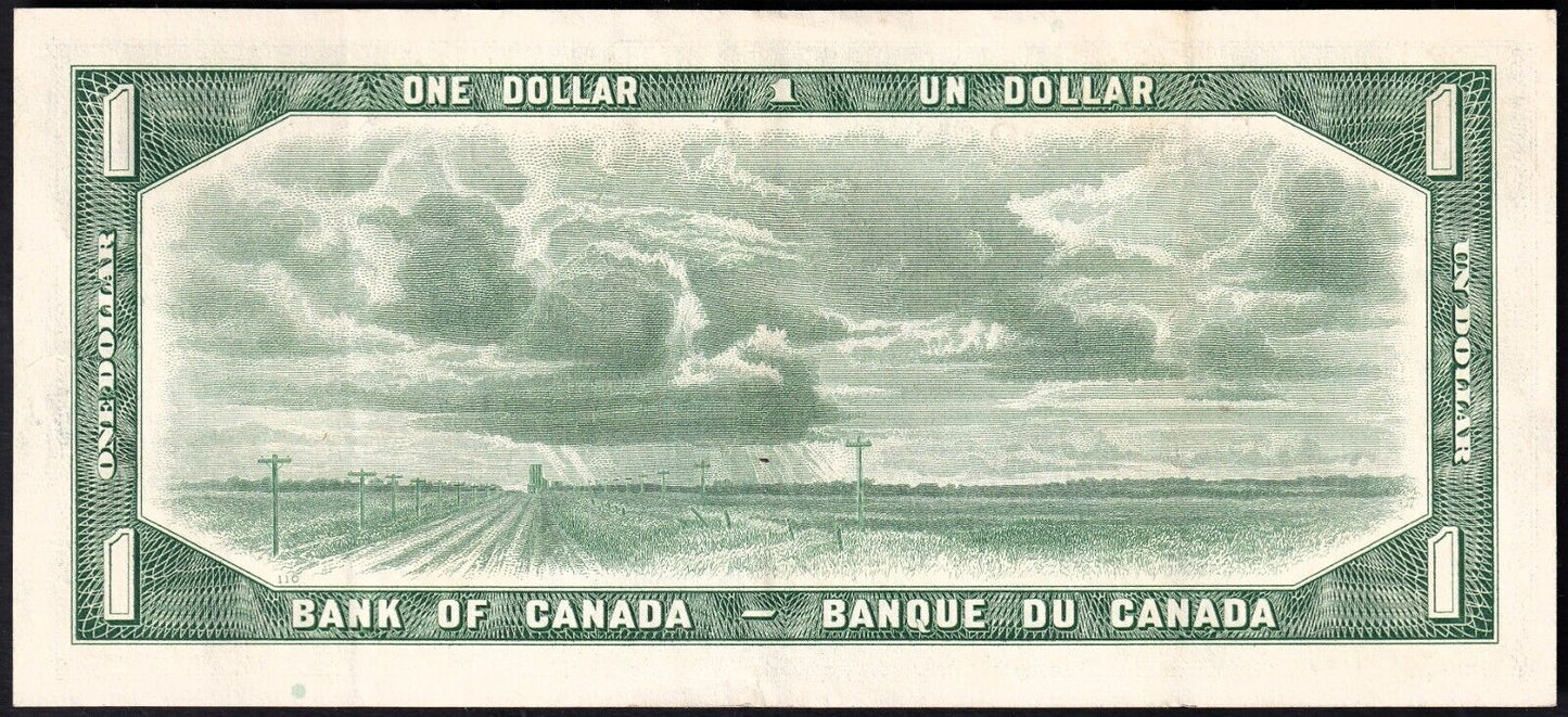 Canada 1954 $1 One Dollar Replacement Banknote Beattie - Rasminsky *S/O 0048139