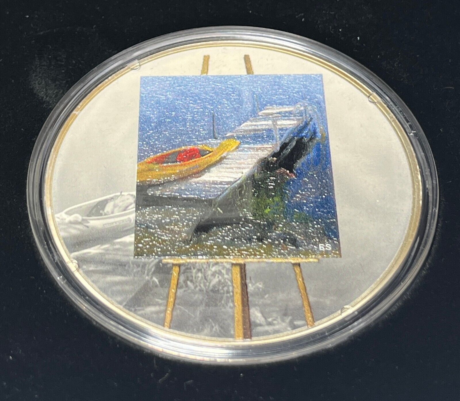 2017 Canada $20 Fine Silver Coin - En Plein Air: A Paddle Awaits - Complete