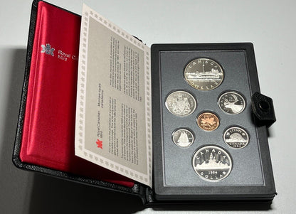 1984 Canada Double Dollar Prestige Set Toronto Silver Dollar Mint Set With COA